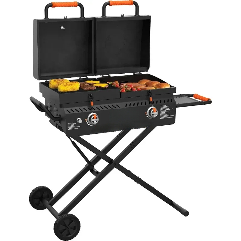 Electric Griddle Flat Top - Портативная сверхпрочная гриль-станция с плоской поверхностью