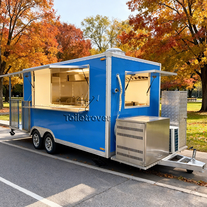 Commercial Kitchen Windows - Мобильный фудтрак-контейнер, коммерческая передвижная кухня, фургон