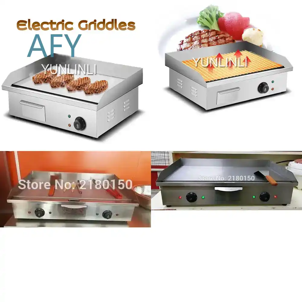 Electric Griddle Flat Top - Электрические грили-теппаньяки из нержавеющей стали для