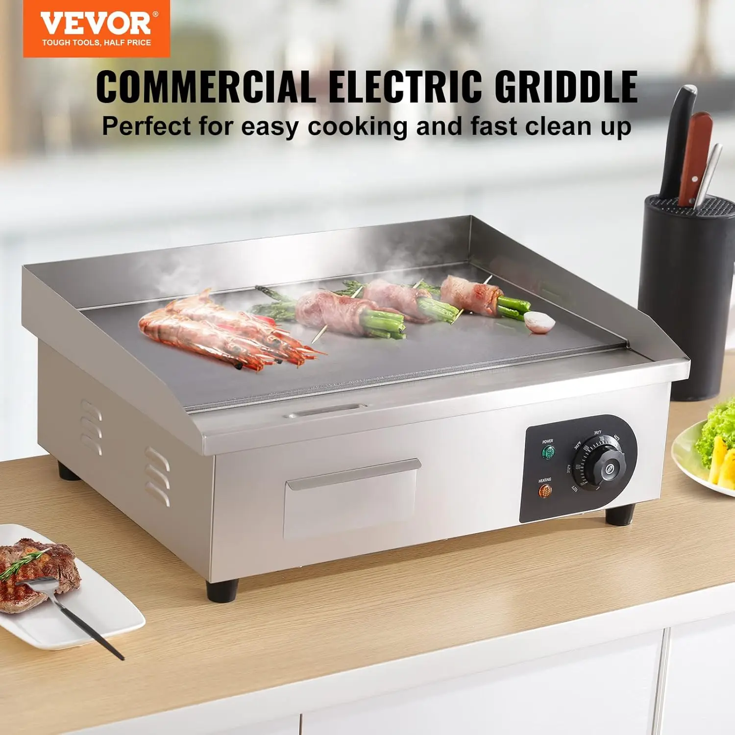 Скандинавская коммерческая эле – обзор и цена Electric Griddle Flat Top