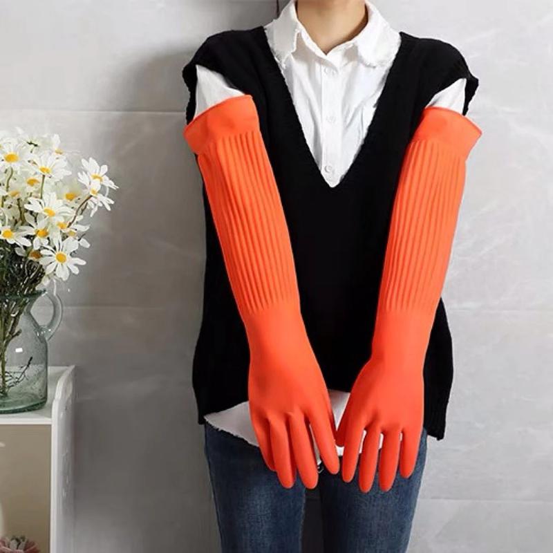 Удлиненные резиновые перчатки  – обзор и цена Commercial Kitchen Gloves
