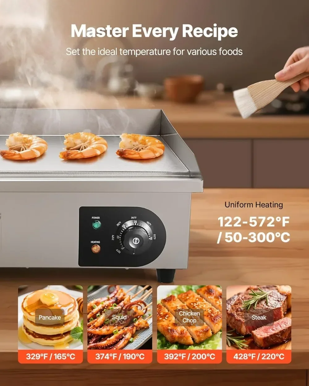 Популярная коммерческая электр – обзор и цена Electric Griddle Flat Top