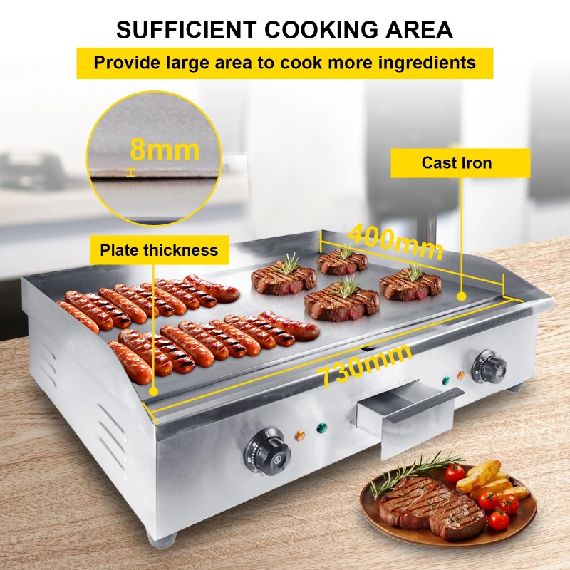 Новый продукт, коммерческая эл – обзор и цена Electric Griddle Flat Top